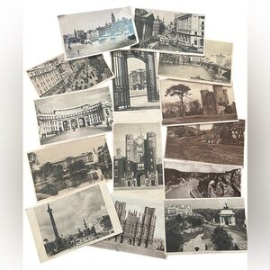 SALE! VINTAGE 1940s WW2 British Uk Great Britain Photography Tourism Postcards